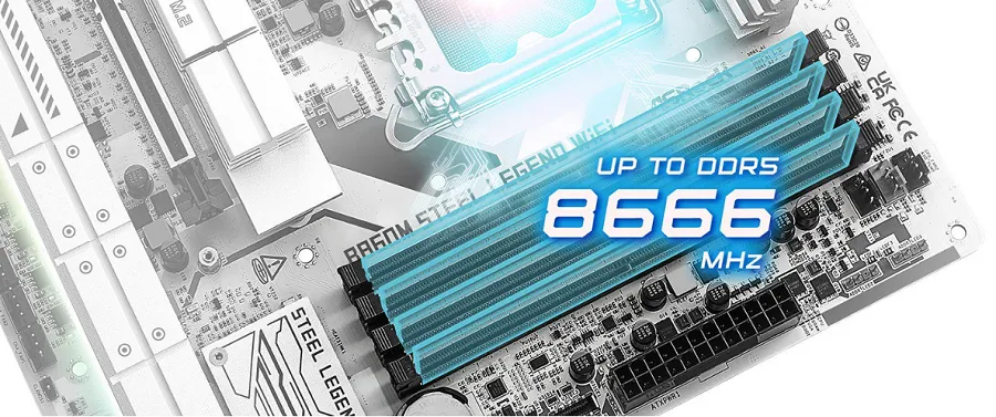 Mainboard ASRock B860M STEEL LEGEND WIFI có hiệu năng vượt trội, mạnh mẽ