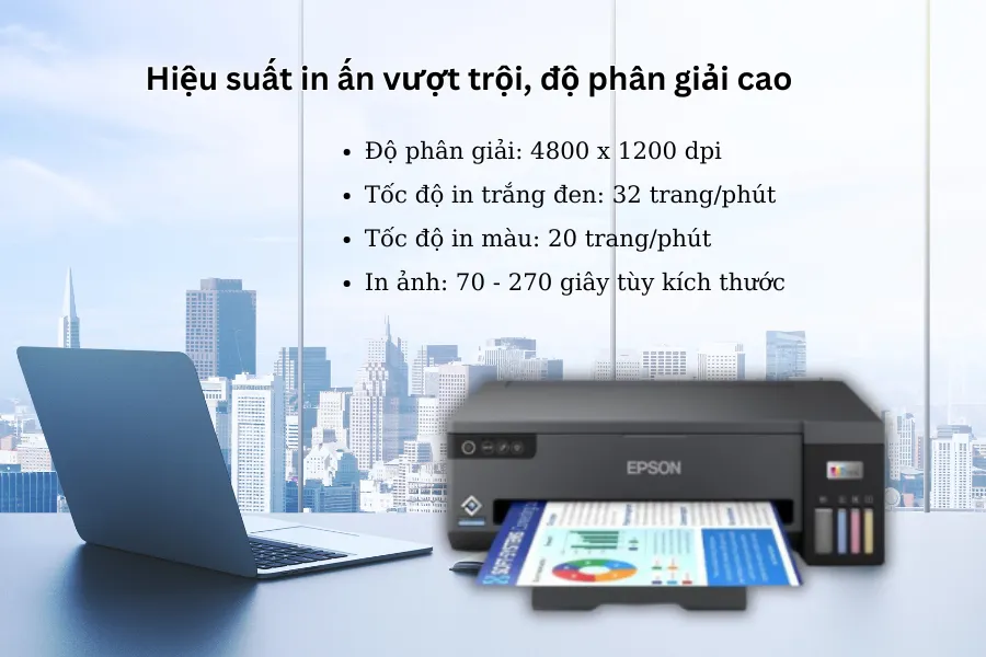 Máy in Epson L11050 có chất lượng in ấn vượt trội