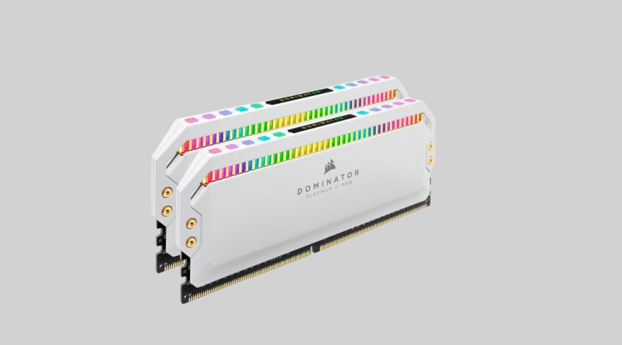 Ram Desktop Dominator Platinum RGB White nổi bật với thiết kế màu trắng tinh tế