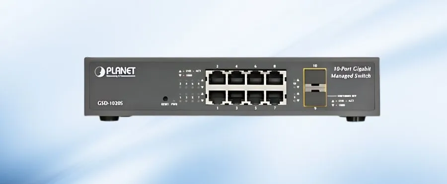 Switch Planet GSD-1020S (10 port/ 10/100/1000 Mbps/ SFP)	