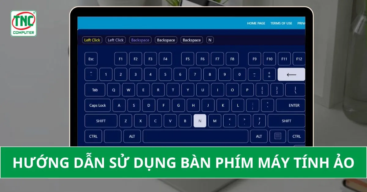 test bàn phím máy tính ảo