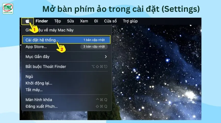 bàn phím máy tính mô phỏng