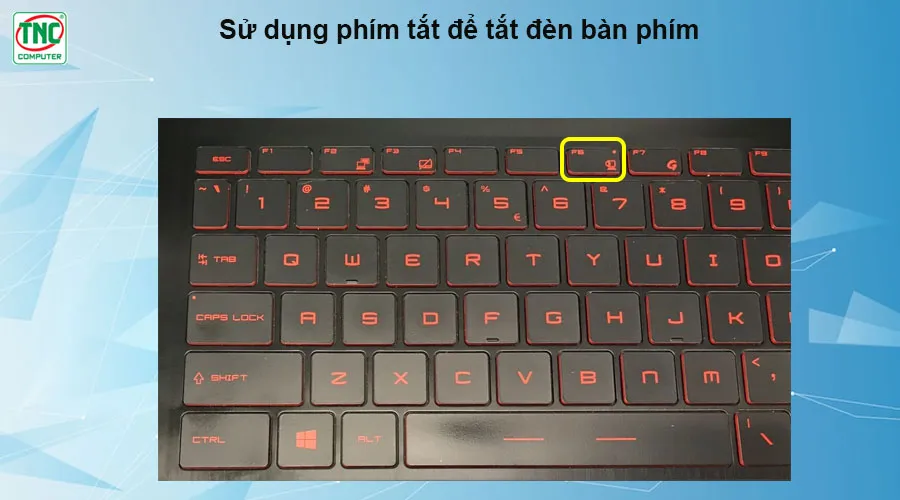 cách tắt led bàn phím msi