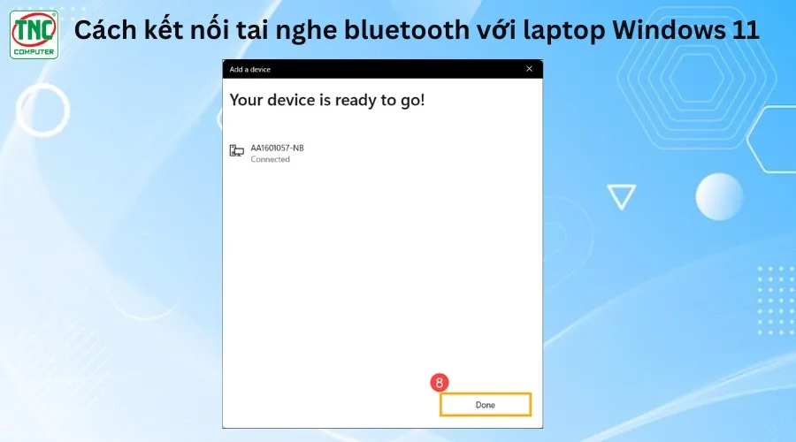 cách kết nối bluetooth với tai nghe không dây