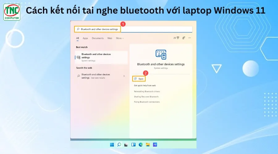 bật bluetooth