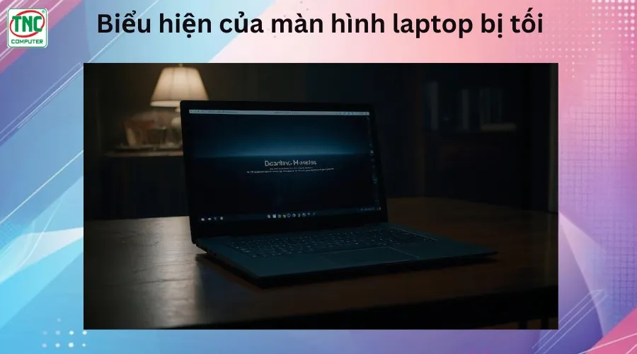 màn hình laptop bị tối