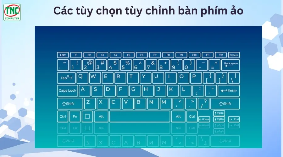 mở keyboard bàn phím ảo trên desktop win 10