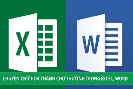 Hướng dẫn cách chuyển chữ hoa thành chữ thường trong Excel, Word