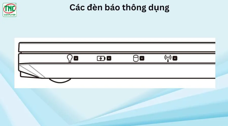 đèn báo trên laptop asus