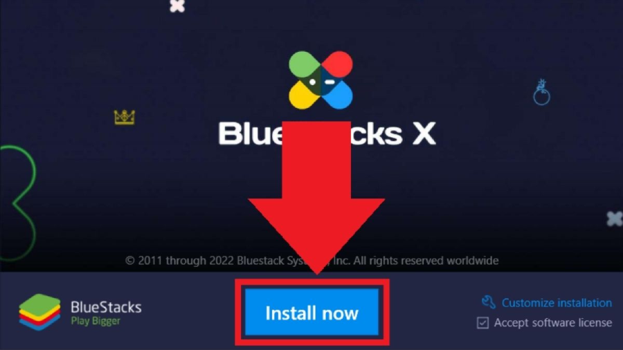 Bước 2: Đăng nhập vào BlueStacks