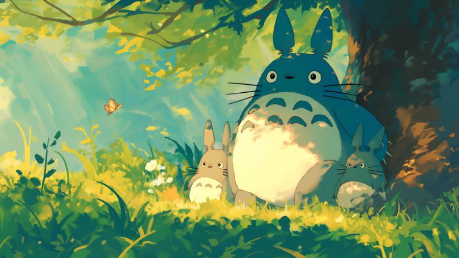 Hình nền cute về phim Ghibli 1