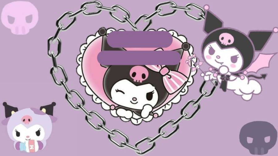 Hình nền cute Kuromi cho laptop, máy tính 1