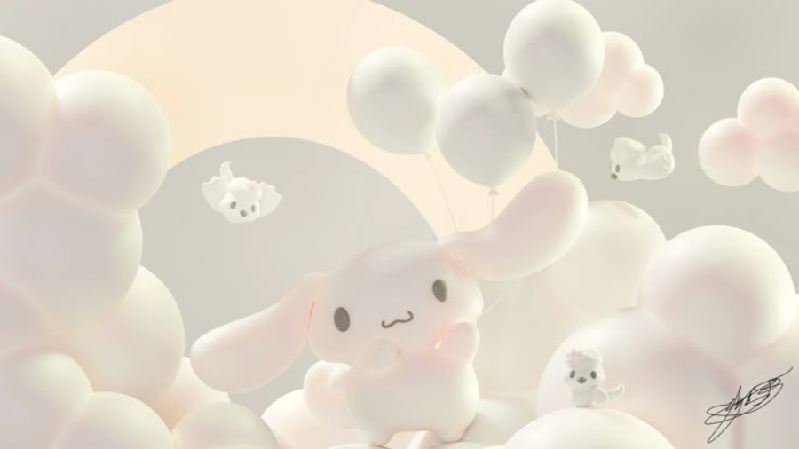 Hình nền cute Cinnamoroll cho máy tính, laptop 3