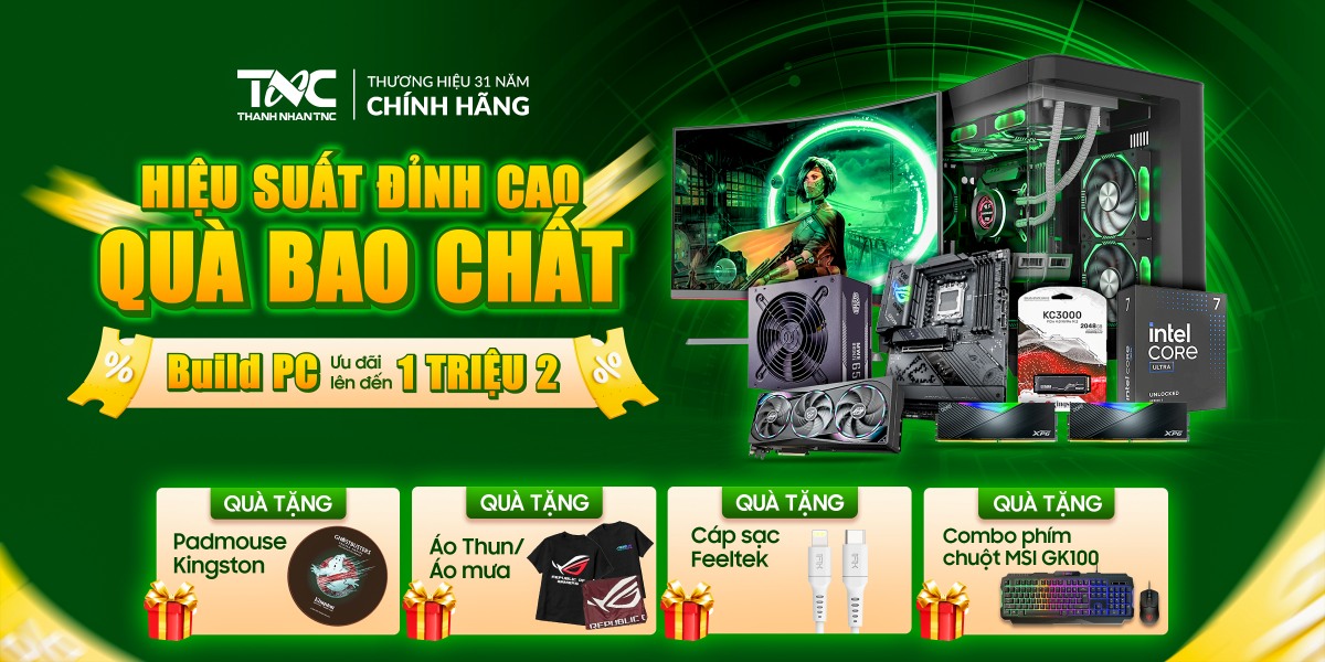 BUILD PC: HIỆU SUẤT ĐỈNH CAO - QUÀ BAO CHẤT