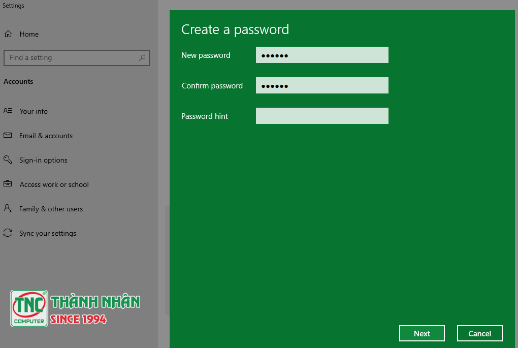 cách đặt mật khẩu cho máy tính dell