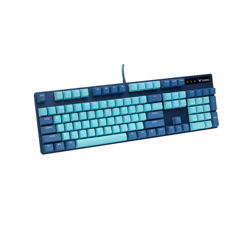 Bàn phím có dây Rapoo V500Pro Cyan Blue