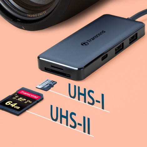 Hub USB Type-C 6 in 1 Transcend-TS-HUB5C