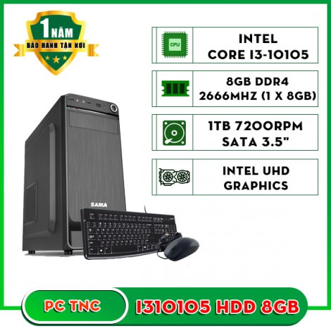 Máy bộ TNC I310105 (I3 10105/ Ram 8GB/ HDD ...