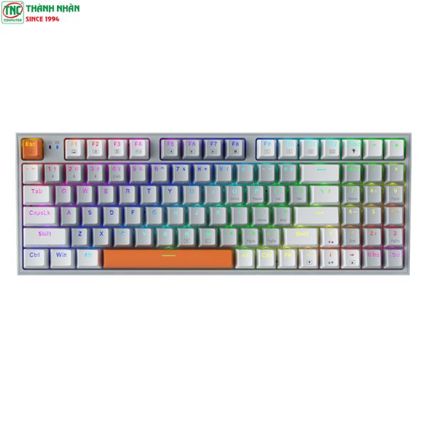 Bàn phím Gaming cơ có dây Machenike K500-B94 Trắng Xám Brown Switch