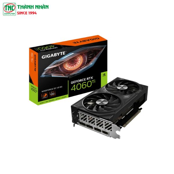 Card Màn Hình Gigabyte GeForce RTX 4060 Ti WINDFORCE OC V2 8G (GV-N406TWF2OCV2-8GD)