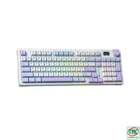 Bàn phím cơ không dây 3 mode AULA S98 Pro Xanh dương, Trắng, Tím  Caramel Latte switch