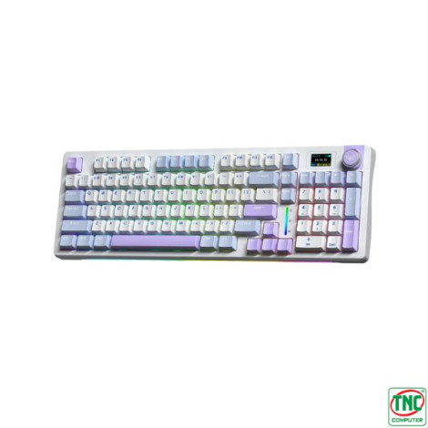 Bàn phím cơ không dây 3 mode AULA S98 Pro Xanh dương, Trắng, Tím  Caramel Latte switch