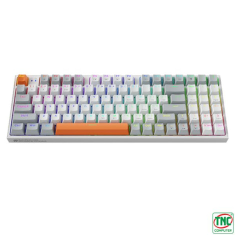 Bàn phím Gaming cơ có dây Machenike K500-B94 Xám Trắng Red Switch