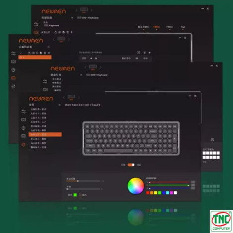 Bàn phím cơ Gaming không dây Newmen DualMode MAMA SK01