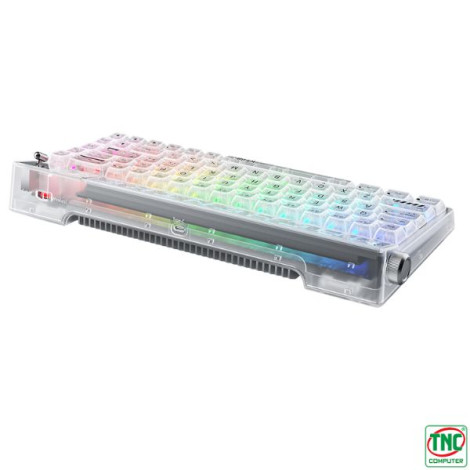 Bàn phím cơ Gaming không dây Machenike KT68 Pro Mechanical Crystal Gateron  Brown Switch