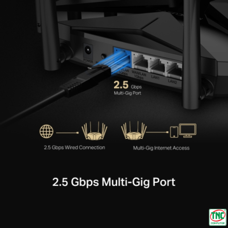 Bộ phát Mercusys MR90X (5952 Mbps/ Wifi 6/ 2.4/5 GHz)