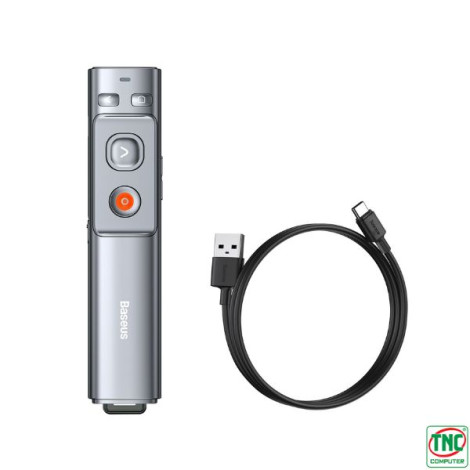 Bút trình chiếu Baseus Orange Dot Red Laser (ACFYB-B0G) - Không kèm Pin