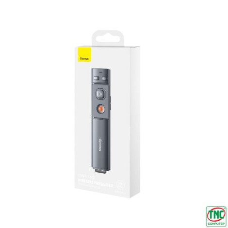 Bút trình chiếu Baseus Orange Dot Red Laser (ACFYB-B0G) - Không kèm Pin