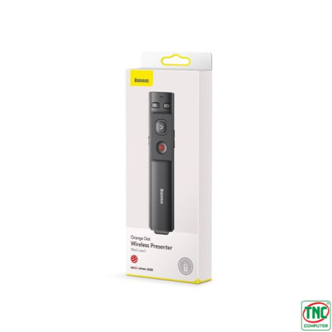 Bút trình chiếu Baseus Orange Dot Red Laser (ACFYB-0G) - Pin AAA