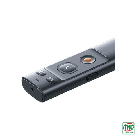 Bút trình chiếu Baseus Orange Dot Red Laser (WKCD000013) - Pin sạc