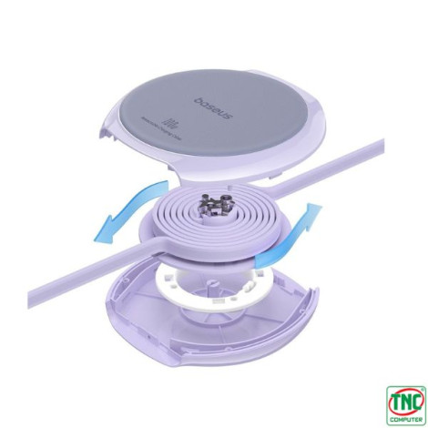 Cáp sạc nhanh Baseus Pathfinder Series Free2Draw Type-C to Type-C 1m 100W P10368400511-00 Nebula Purple