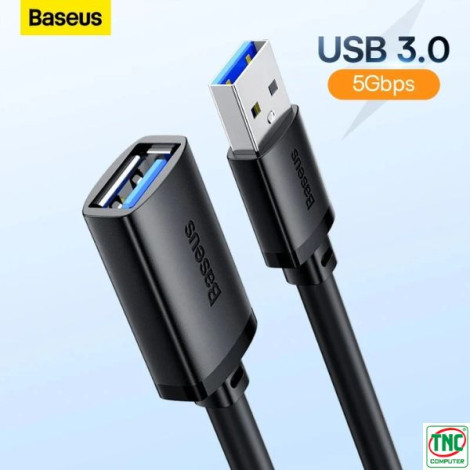 Cáp USB 3.0 nối dài Baseus AirJoy dài 5m Cluster Black B00631103111-05