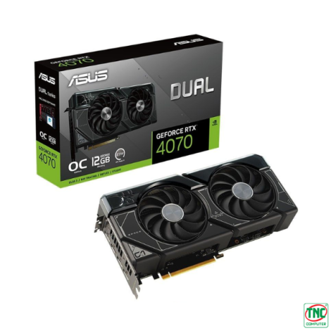 Card màn hình ASUS Dual GeForce RTX 4070 OC Edition 12GB (DUAL-RTX4070-O12G)