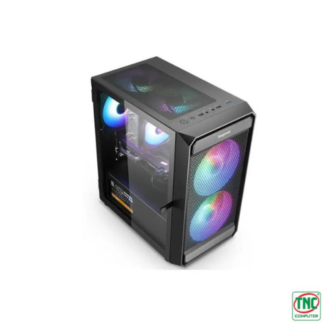 Case SEGOTEP Artist 2F RGB Black (Sẵn 2 Fan RGB)