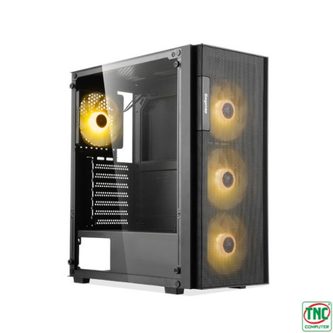 Case Segotep AXE5-A Black (ATX-4 fan RGB)