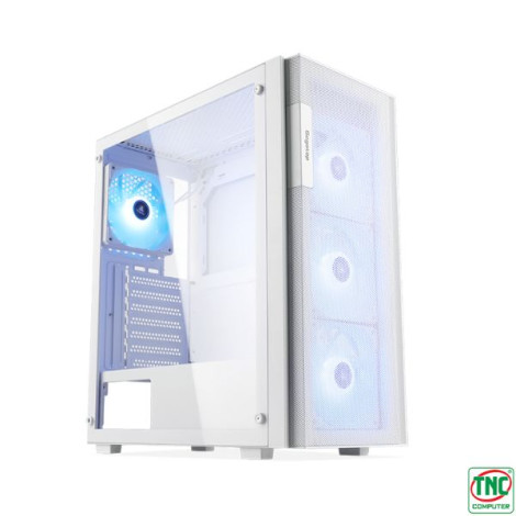 Case Segotep AXE5-A White (ATX-4 fan RGB)