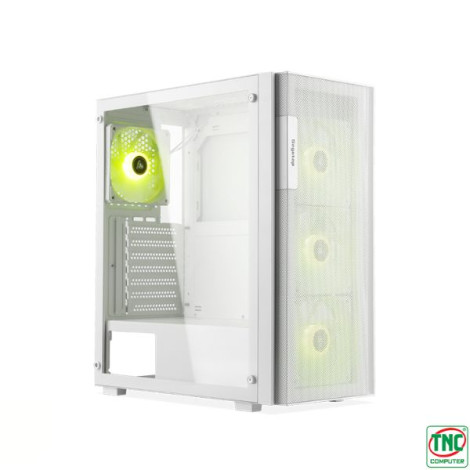 Case Segotep AXE5-A White (ATX-4 fan RGB)