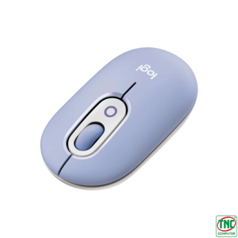 Chuột không dây Logitech Pop Mouse with EMOJI màu Tím (910-007403)