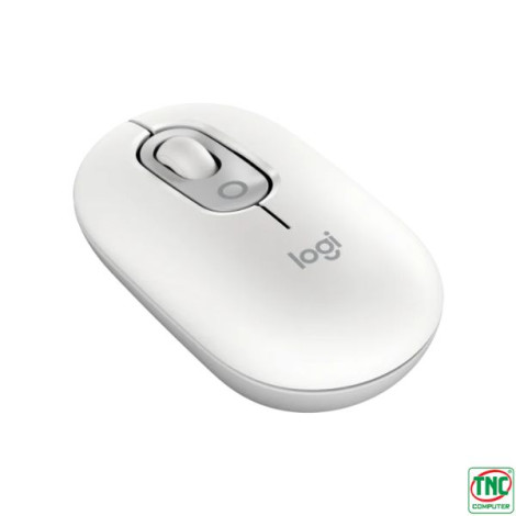 Chuột không dây Logitech Pop Mouse with EMOJI màu Trắng (910-007400)