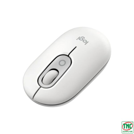 Chuột không dây Logitech Pop Mouse with EMOJI màu Trắng (910-007400)