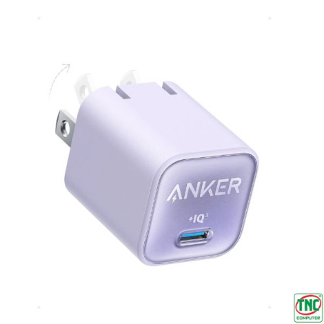 Củ sạc Anker 511 Nano Pro 1C 20W màu Tím B2C_A26371Q7