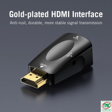 Đầu chuyển đổi HDMI to VGA with 3.5mm Audio VENTION AID-B0