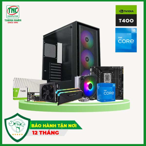 Máy bộ TNC Workstation 12400F (I5 12400F/ Ram 32GB/ SSD 250GB/ VGA T400 4GB)