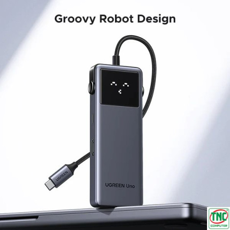 Bộ chuyển đổi đa năng USB-C da năng 6 in 1 Groovy Robot Uno Ugreen 35998