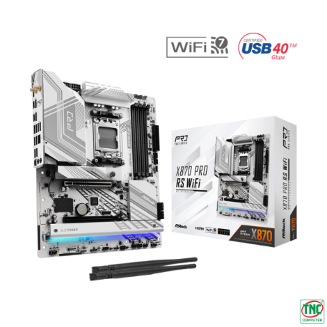 Mainboard ASRock X870 Pro RS Wifi (4 x DDR5/ 256 GB/ AM5/ ATX)