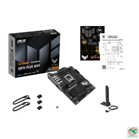 Mainboard Asus TUF GAMING X870-PLUS WIFI (4 x DDR5/ 192 GB/ AM5/ ATX)